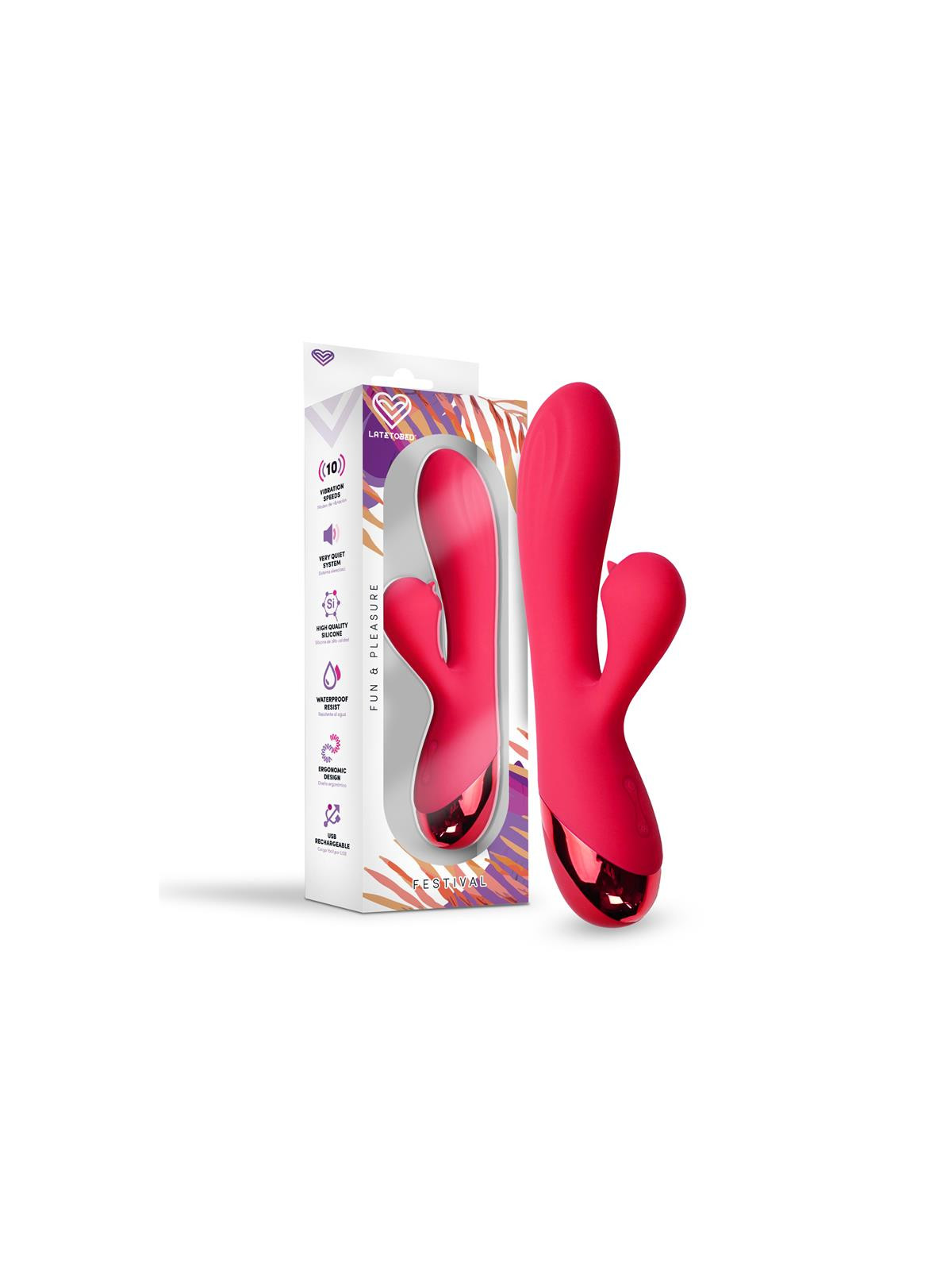 Turna Vibrador USB Rojo