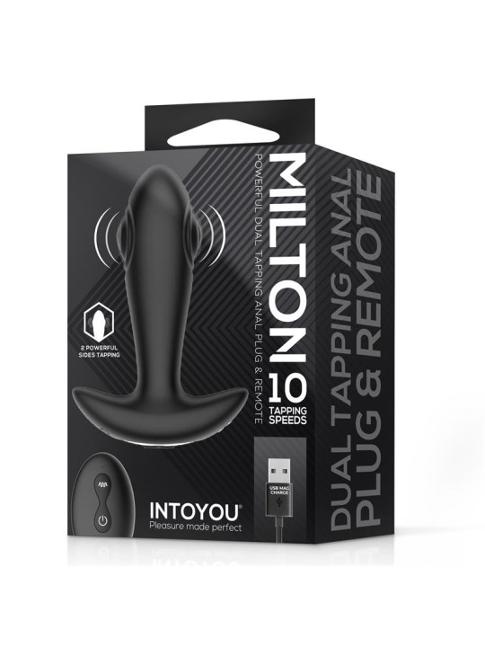 Milton Plug Anal con Doble Tapping y Control Remoto