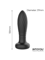Tainy Plug Anal con Thrusting y Luces Led con Control Remoto
