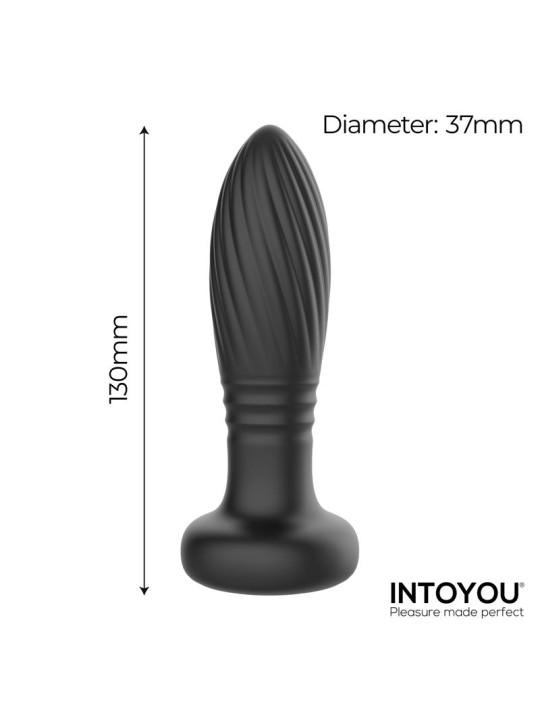 Tainy Plug Anal con Thrusting y Luces Led con Control Remoto