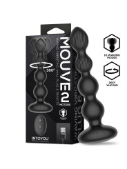 Mouve Plug Anal con Waving y Vibración con Control Remoto 2 Motores