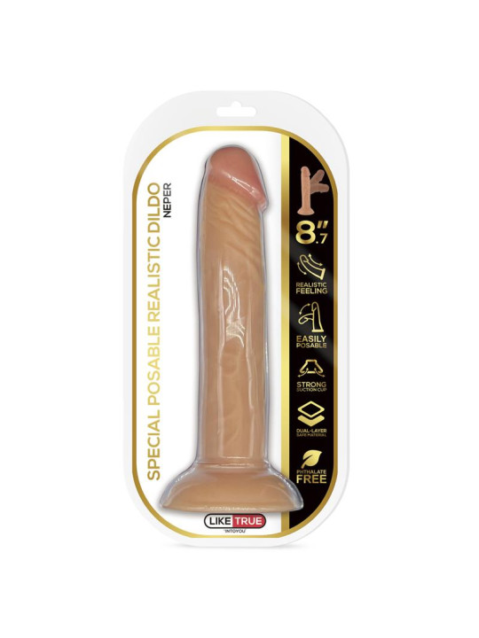 Neper Dildo Realista Articulable-Posable 8.7 Natural