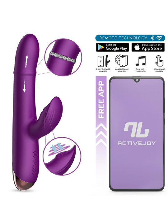 Sendel Vibrador con Anillo de Bolas Internas Up and Down y Pulsación con App