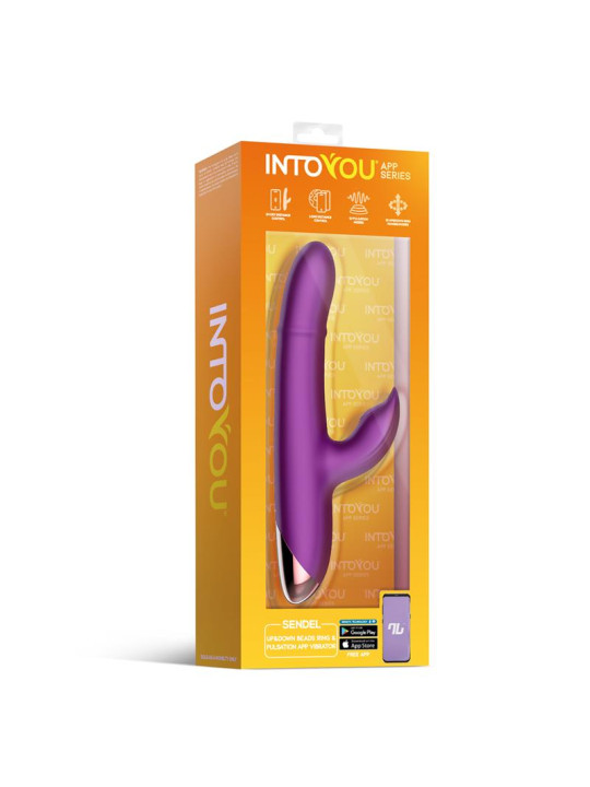 Sendel Vibrador con Anillo de Bolas Internas Up and Down y Pulsación con App