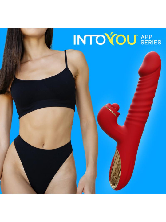 Ascen Vibrador con Thrusting y Waving y APP USB Magnético