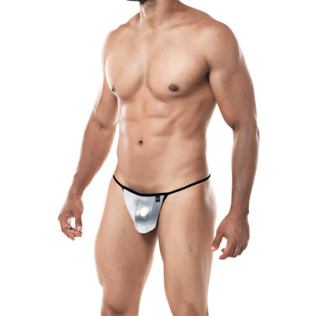 Tanga G-string Plateado Skai Talla XL