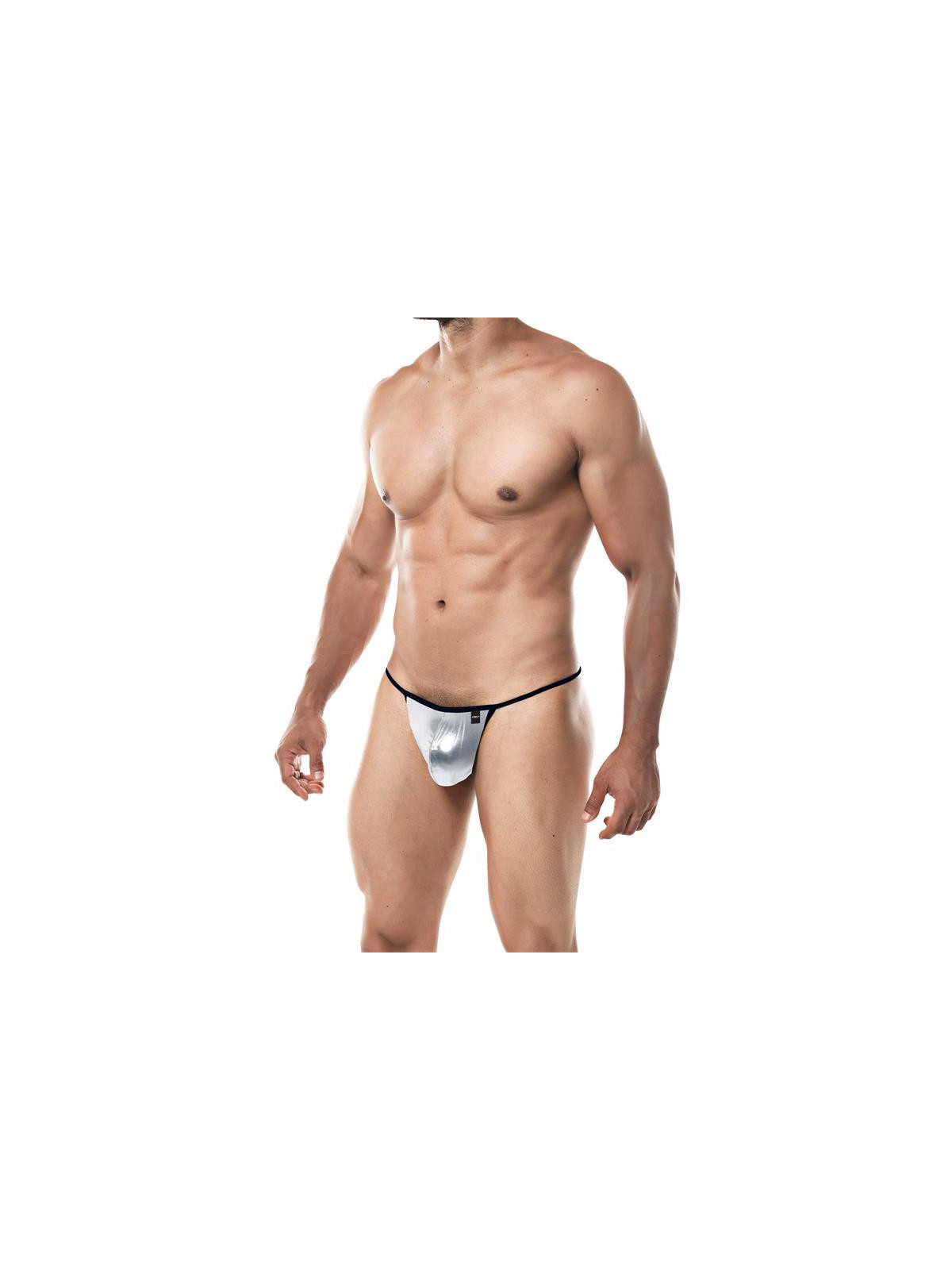 Tanga G-string Plateado Skai Talla XL