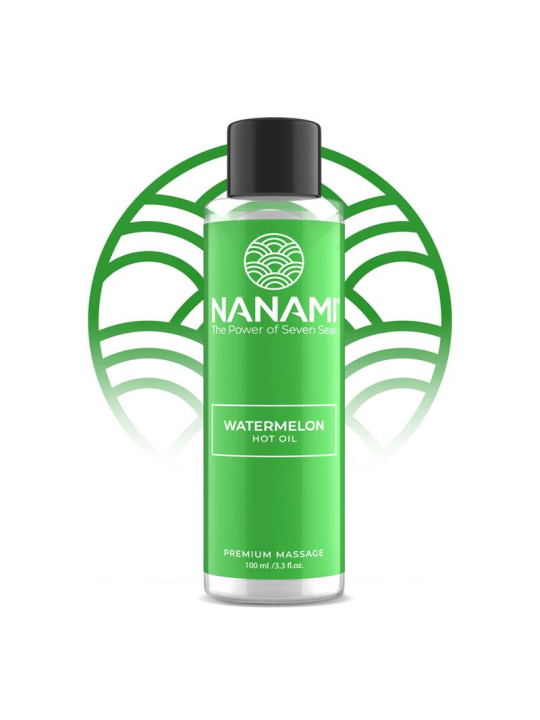 Nanami Aceite de Masaje Efecto Calor Aroma a Sandía 100ml