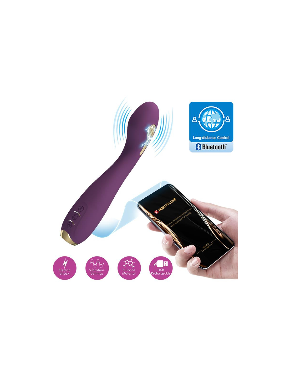 Hector Vibrador con Electroshock y APP