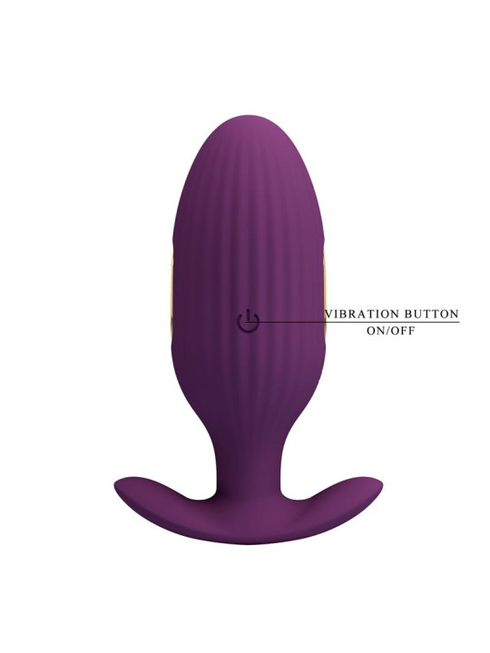 Jefferson Plug Anal con Vibración y Electroshock con APP