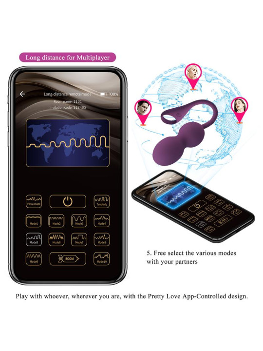 Elvira Bolas Kegel con vibración y App