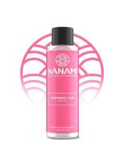 Nanami Aceite de Masaje Efecto Calor Hot Oil Aroma Chicle 100ml