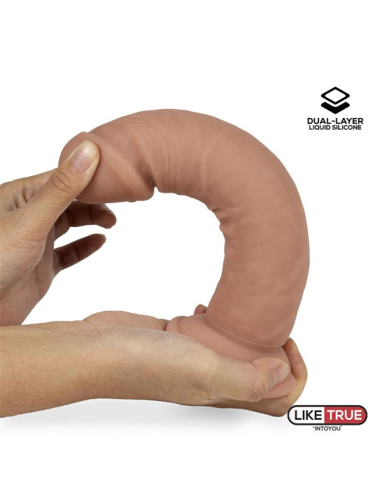 Dildo Realista Silicona Líquida Dual Layer 8.5