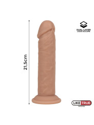 Dildo Realista Silicona Líquida Dual Layer 8.5