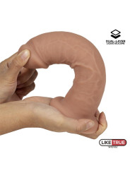 Dildo Realista Silicona Líquida Dual Layer 8.25