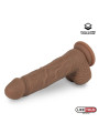 Dildo Realista Silicona Líquida Dual Layer 8.25 Bronceado