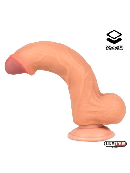 Dildo Realista Dual Layer Retractil 8.7