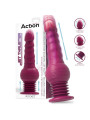 Rocket Vibrador con Thrusting Ultra Jet Thruster con Potente Ventosa