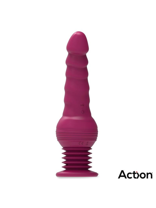 Rocket Vibrador con Thrusting Ultra Jet Thruster con Potente Ventosa