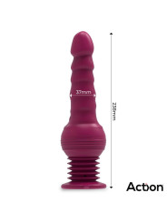 Rocket Vibrador con Thrusting Ultra Jet Thruster con Potente Ventosa