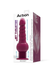 Rocket Vibrador con Thrusting Ultra Jet Thruster con Potente Ventosa