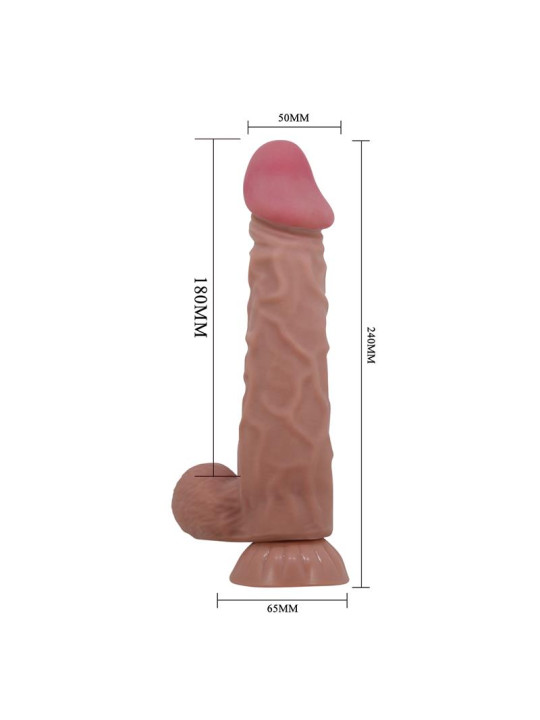 Dildo Realista Piel Deslizante 24 cm