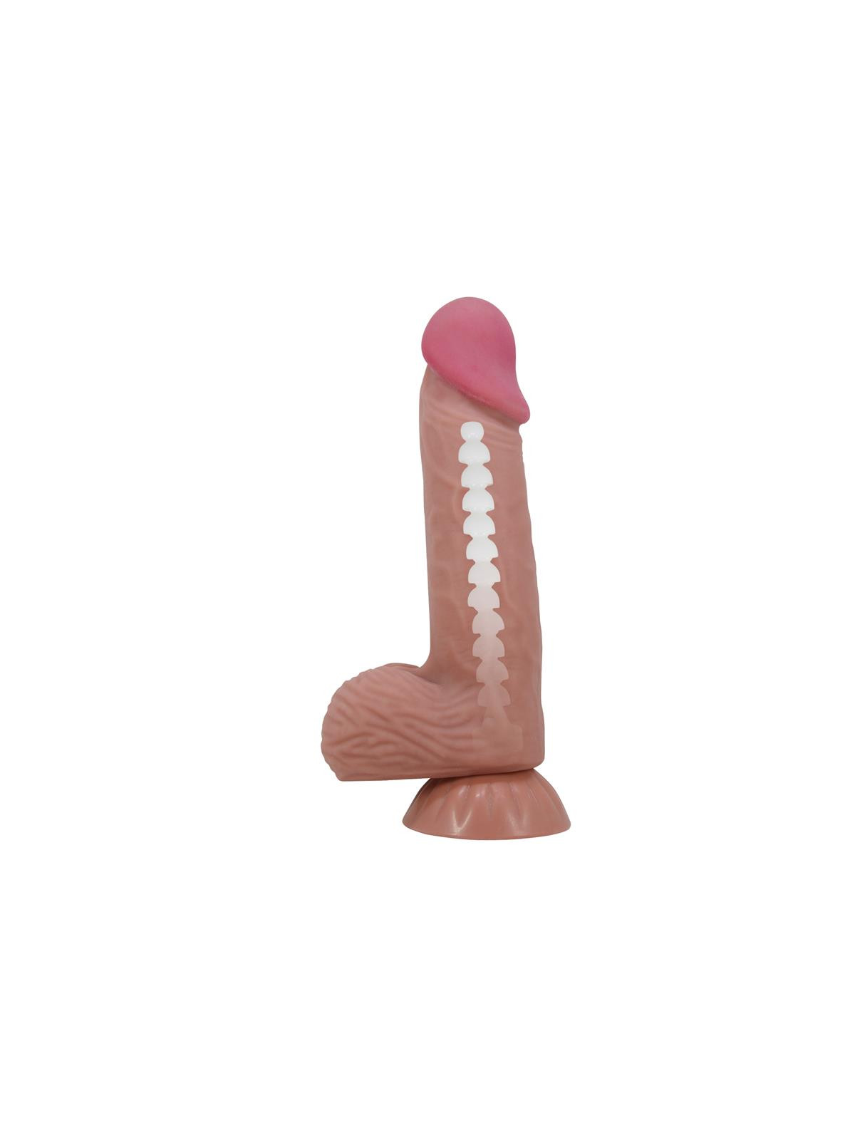 Dildo Realista Piel Deslizante Retractil 20.6 cm