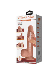 Dildo Realista Piel Deslizante Retractil 20.6 cm