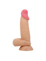 Dildo Realista con Piel Deslizante Retractil 19.4 cm