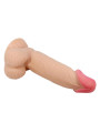 Dildo Realista con Piel Deslizante Retractil 19.4 cm