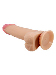Dildo Realista con Piel Deslizante Retractil 19.4 cm