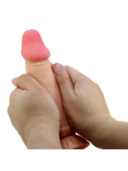 Dildo Realista con Piel Deslizante Retractil 19.4 cm