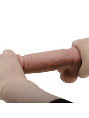 Dildo Realista con Piel Deslizante Retractil 19.4 cm