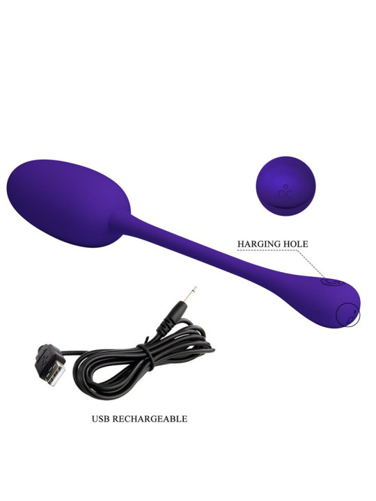 Knucker Huevo Vibrador Púrpura