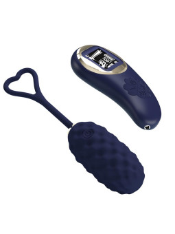 Vivian Huevo Vibrador con Control Remoto con Pantalla Digital Azul