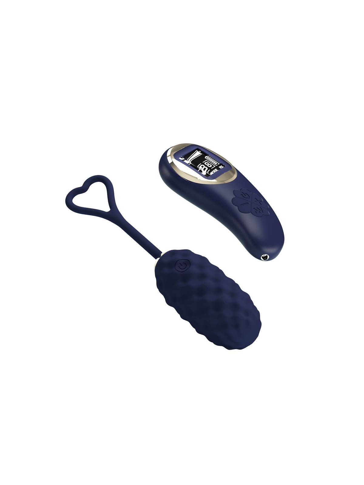 Vivian Huevo Vibrador con Control Remoto con Pantalla Digital Azul