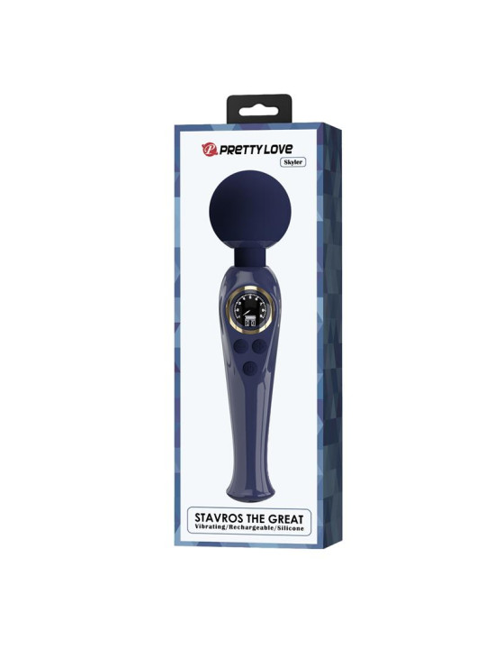 Skyler Masajeador con Pantalla Digital Azul