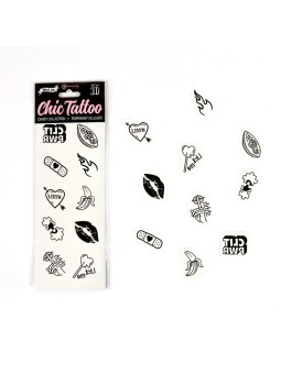 Set de 10 Tattoos Temporales Candy Collection