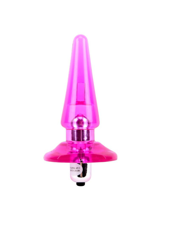 Plug Anal con Vibracion Nicoles 2.5 x 3.2 cm Rosa