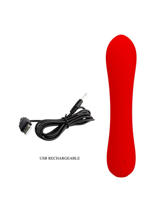 Prescott Vibrasor USB Silicona Rojo