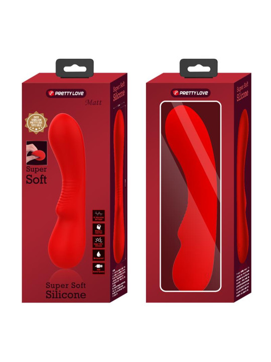 Prescott Vibrasor USB Silicona Rojo