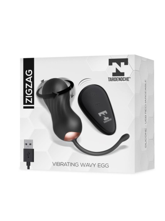 Zigzag Huevo Zigzageante y Vibrador con Control Remoto