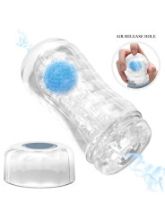 Planet Ball-Rolling Masturbador Azul