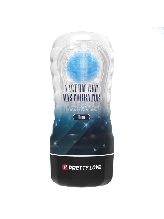 Planet Ball-Rolling Masturbador Azul