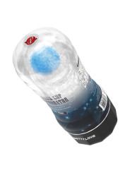 Planet Ball-Rolling Masturbador Azul