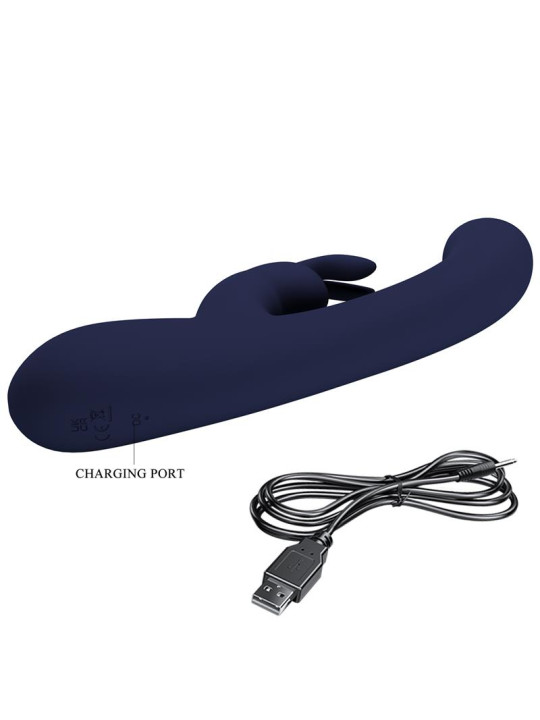 Lamar Vibrador Punto-G Azul Oscuro