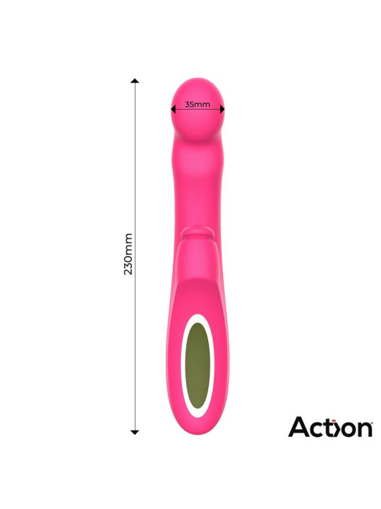 Enles Vibrador con Beating Ball, Thrusting y Función de Calor