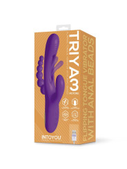 Triya Vibrador con Lengua Flipping y Cadena Anal