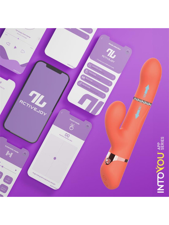 Mindy Vibrador con Anillo de Bolas Up and Down, Finger y Pulsación con APP