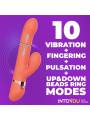 Mindy Vibrador con Anillo de Bolas Up and Down, Finger y Pulsación con APP